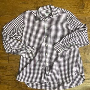 Piatelli Barney’s New York gingham plaid button down